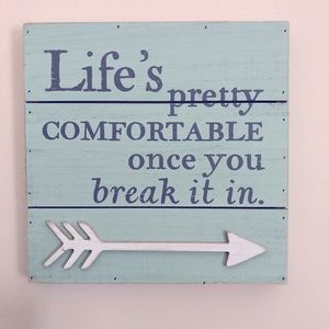 Wood Life Inspo sign